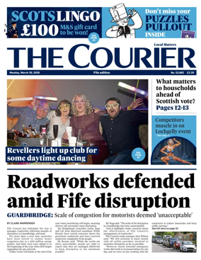 Cover of The Courier & Advertiser (Fife Edition)