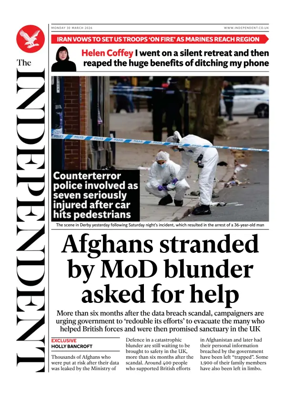 Cover of The Independent