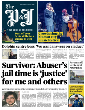 Cover of The Press and Journal (Inverness Highlands and Islands)