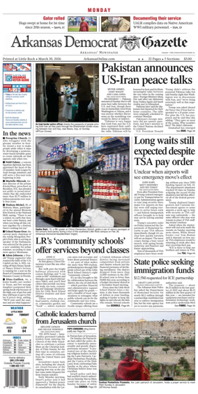 Cover of Arkansas Democrat-Gazette