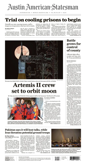 Cover of Austin American-Statesman