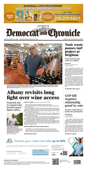 Cover of Democrat and Chronicle