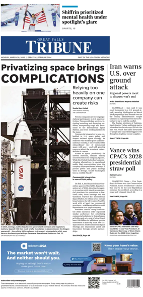 Cover of Great Falls Tribune