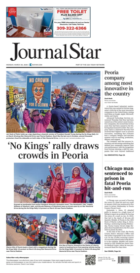 Cover of Journal Star (Peoria)