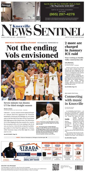 Cover of Knoxville News Sentinel