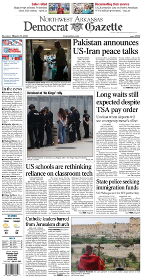 Cover of Northwest Arkansas Democrat-Gazette