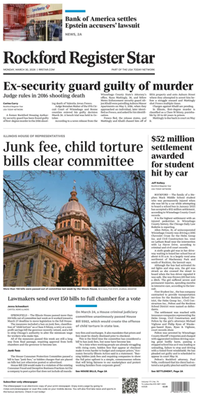 Cover of Rockford Register Star