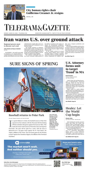 Cover of Telegram & Gazette