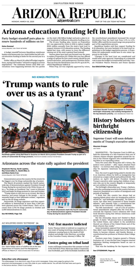 Cover of The Arizona Republic
