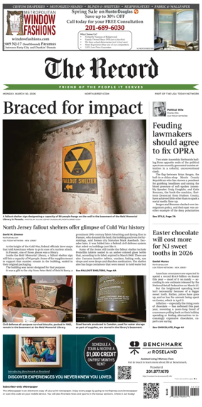 Cover of The Bergen Record