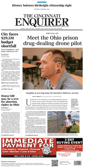 Cover of The Cincinnati Enquirer