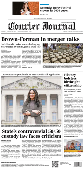 Cover of The Courier-Journal (Louisville)