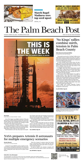 Cover of The Palm Beach Post