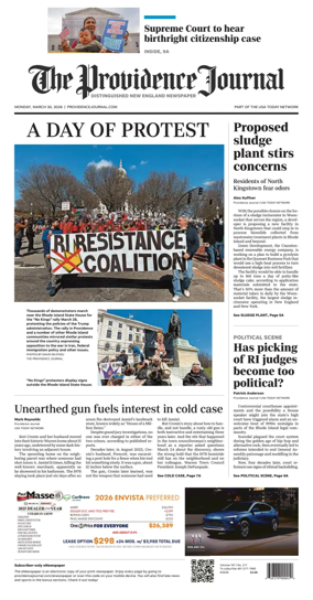 Cover of The Providence Journal