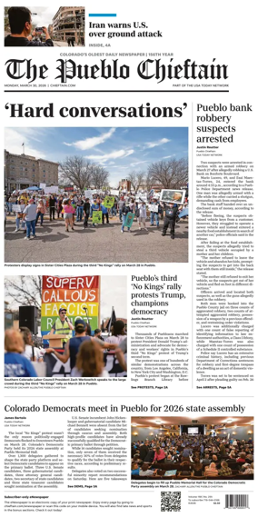 Cover of The Pueblo Chieftain