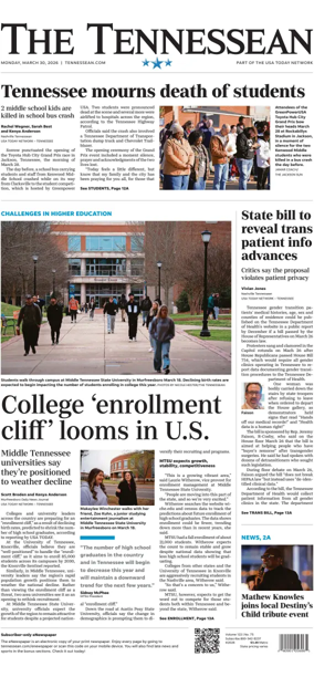 Cover of The Tennessean