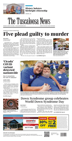 Cover of The Tuscaloosa News