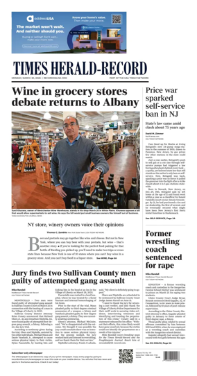 Cover of Times Herald-Record