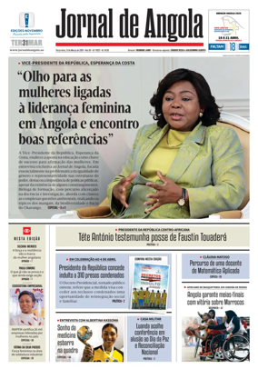 Cover of Jornal de Angola