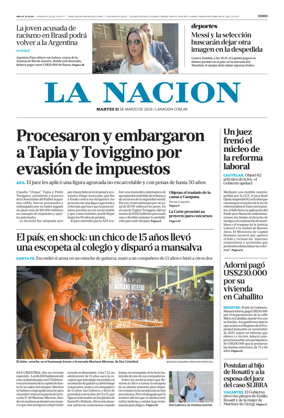 Cover of La Nacion
