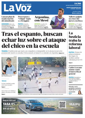 Cover of La Voz del Interior