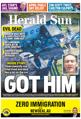 Cover of Herald Sun
