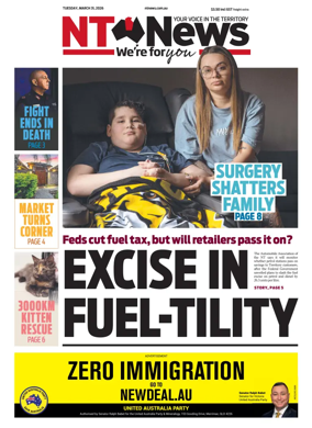 Cover of NT News
