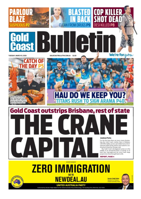 Cover of The Gold Coast Bulletin