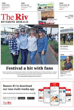 Cover of The Riverine Herald