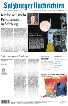 Cover of Salzburger Nachrichten