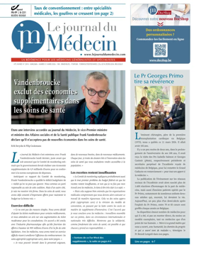 Cover of Journal du Medecin (French)