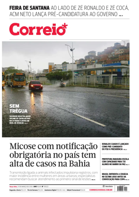 Cover of Correio da Bahia