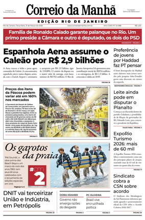 Cover of Jornal Correio da Manha