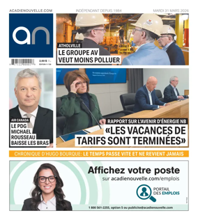Cover of Acadie Nouvelle