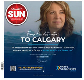 Cover of Calgary Sun