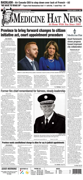 Cover of Medicine Hat News