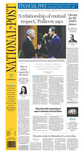 Cover of National Post - (National Edition)