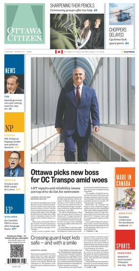 Cover of Ottawa Citizen