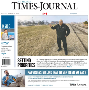 Cover of St. Thomas Times-Journal