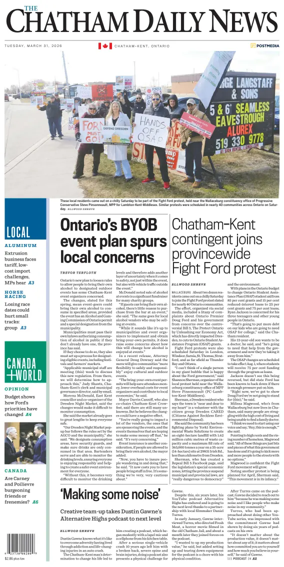 Cover of The Chatham Daily News