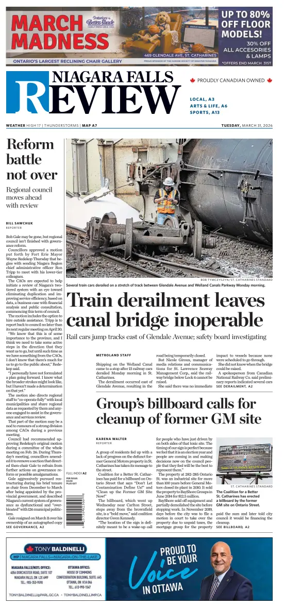 Cover of The Niagara Falls Review