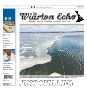 Cover of Wiarton Echo