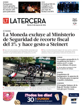 Cover of La Tercera
