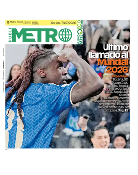 Cover of Publimetro Colombia
