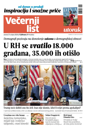 Cover of Vecernji list - Hrvatska