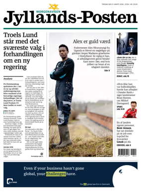 Cover of Jyllands-Posten