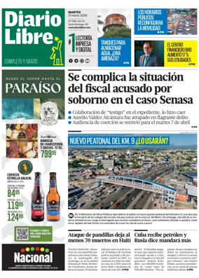 Cover of Diario Libre (Republica Dominicana)