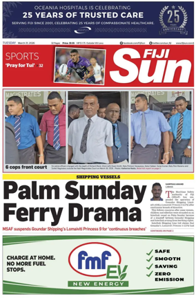 Cover of Fiji Sun