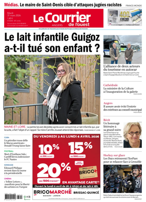 Cover of Le Courrier de l’Ouest (Angers)