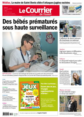 Cover of Le Courrier de l’Ouest (Cholet)